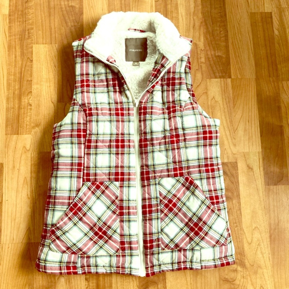Maurices Plaid Vest